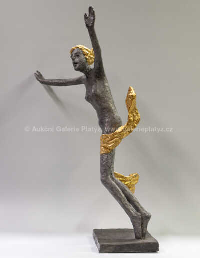  / Zvídavost - Letící s drapérií / Olbram Zoubek