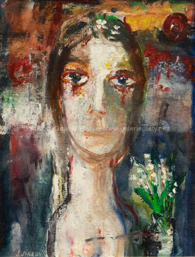  / Dívka s konvalinkami / Josef Jíra