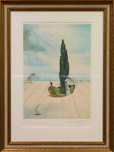 Salvador Dalí - Zjevení mé sestřenice Carolinetty na pláži v Rosas