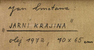  / Jarní krajina / Jan  Smetana