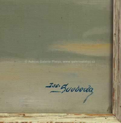  / Zima u řeky / Josef  Svoboda