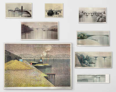 Jiří Chadima - Konvolut litografií - 7 ks a jedna serigrafie