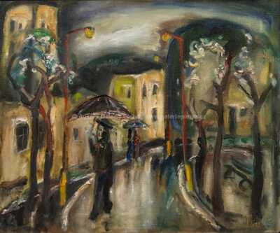  / Deštivá ulice / Josef Jíra