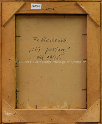  / Tři postavy / František  Hudeček