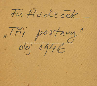  / Tři postavy / František  Hudeček