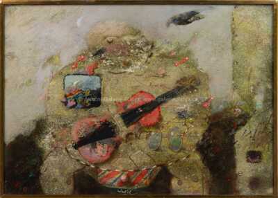 Stanislav  Vajce - Zátiší s houslemi