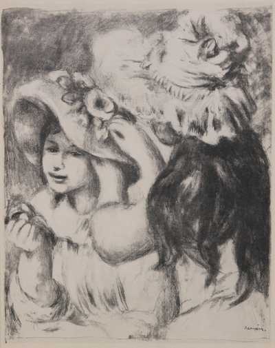  / Dívky v klobouku / Auguste Renoir