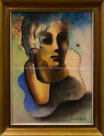 Rudolf Valenta - Dívka s vázou