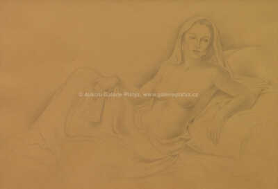  / Žena s vějířem / Jaroslav Veris (Zamazal)