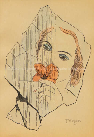  / Dívka s růží / Marie Čermínová - Toyen