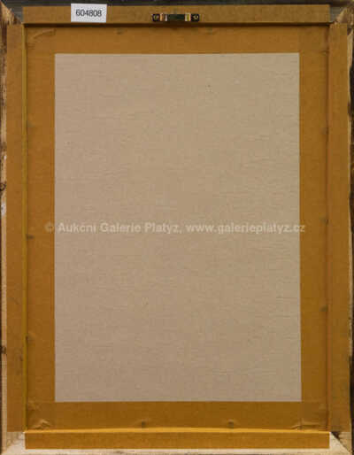  / Motocykl a dvojplošník u továrního komínu / Kamil Lhoták