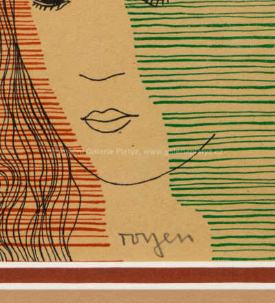  / Zasněná s dlouhými vlasy (Nataša Gollová) / Marie Čermínová - Toyen