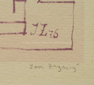  / Piazzeetta - Sloup sv. Marka v Benátkách / Jan  Zrzavý