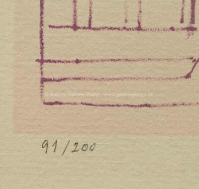  / Piazzeetta - Sloup sv. Marka v Benátkách / Jan  Zrzavý