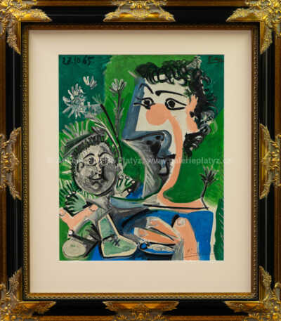 Pablo Picasso - Žena s dítětem