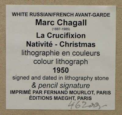  / Ukřižování / Marc Chagall