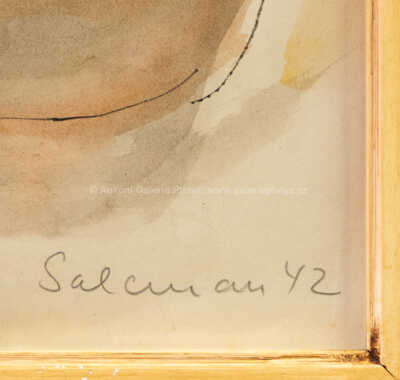  / Sedící akt / Martin Salcman