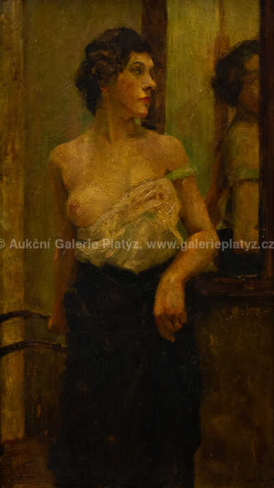  / Před zrcadlem /   Autor neurčen