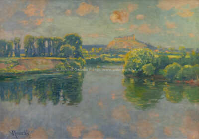  / Labe pod Kunětickou horou / Václav Radimský