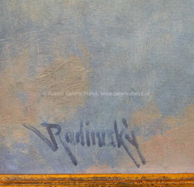  / Labe pod Kunětickou horou / Václav Radimský