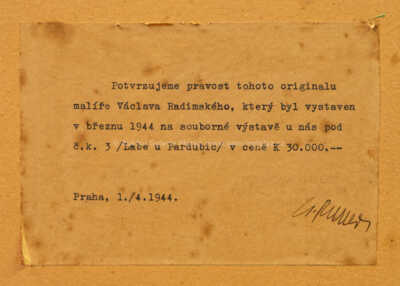  / Labe pod Kunětickou horou / Václav Radimský