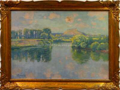 Václav Radimský - Labe pod Kunětickou horou