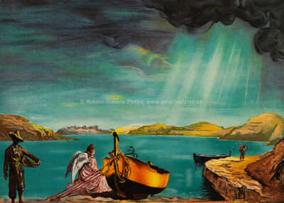  / Anděl v zálivu Lligat / Salvador Dalí