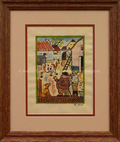 Josef Lada - Měšťák na venkově