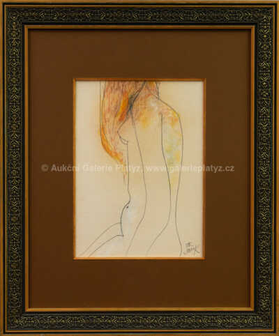 Ota Janeček - Dívka s rozpuštěnými vlasy