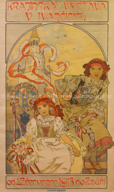  / Krajinská výstava v Ivančicích / Alfons Mucha