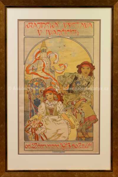 Alfons Mucha - Krajinská výstava v Ivančicích