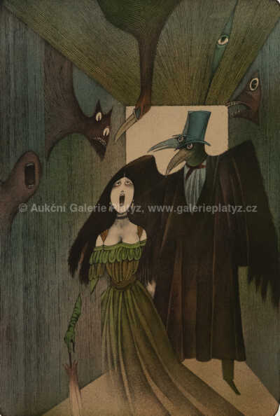  / Imaginární portrét Edgara Allana Poea / Adolf Born