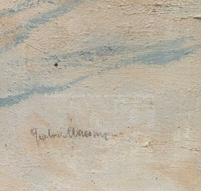  / Zima nad řekou / Gustav Macoun