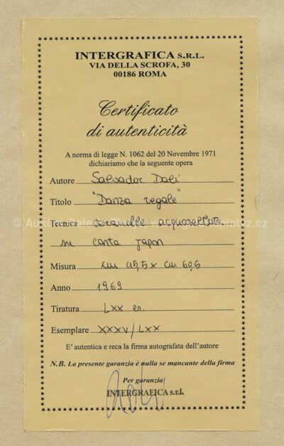  / Královský tanec / Salvador Dalí