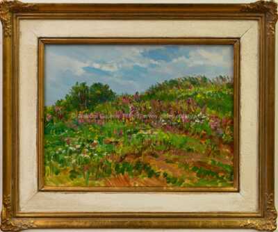 František Škrabánek - Rozkvetlá krajina