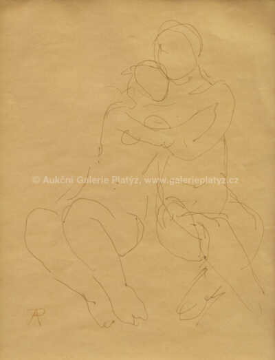  / Konvolut čtyř kreseb / Antonín Procházka