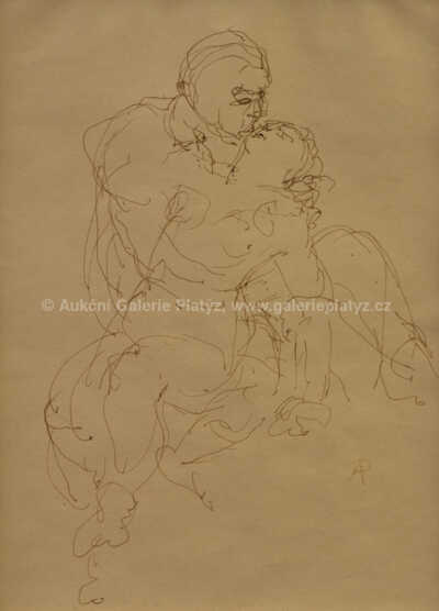  / Konvolut čtyř kreseb / Antonín Procházka