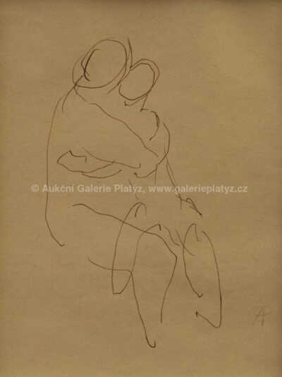 / Konvolut čtyř kreseb / Antonín Procházka