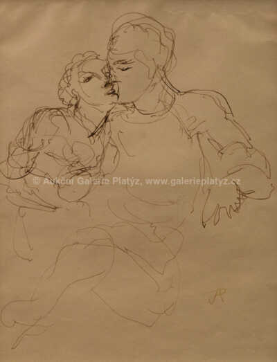  / Konvolut čtyř kreseb / Antonín Procházka