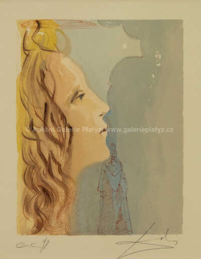  / Božská komedie, zpět 8 - Nejvyšší krása Beatrice / Salvador Dalí