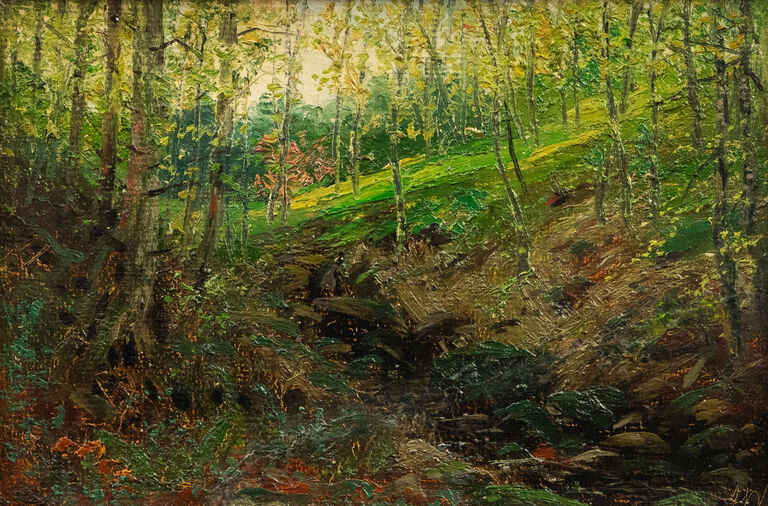  / Interiér lesa / Antonín Waldhauser 