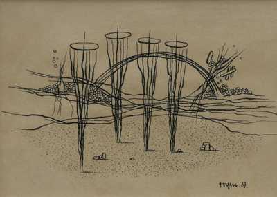  / Abstraktní krajina / Marie Čermínová - Toyen