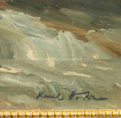  / Zima na Náplavce / Karel Hodr