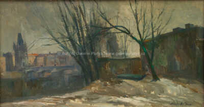  / Zima na Náplavce / Karel Hodr