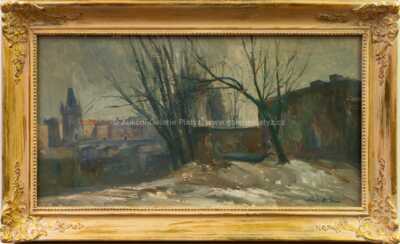 Karel Hodr - Zima na Náplavce