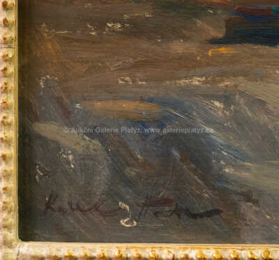  / Podzim pod Karlovým mostem / Karel Hodr