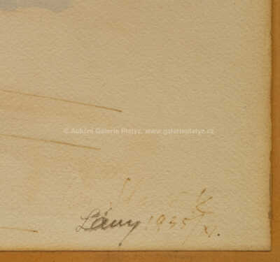  / Zátiší s akváriem / Jan Slavíček