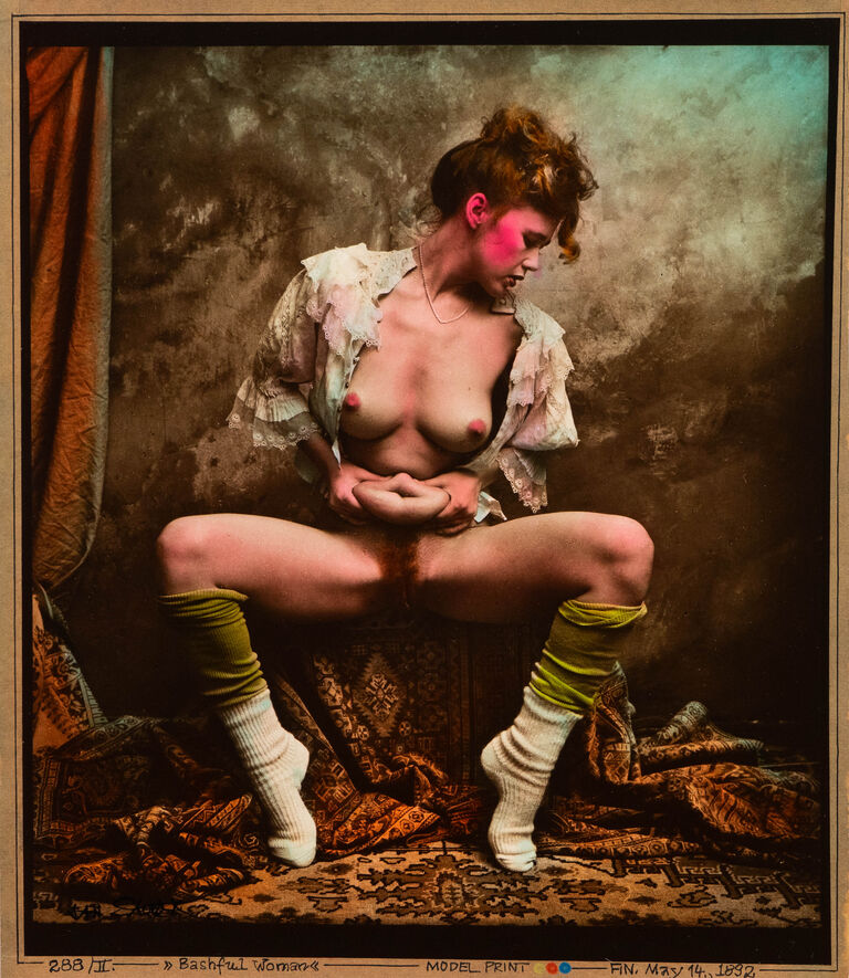 / Bashful Woman / Jan Saudek
