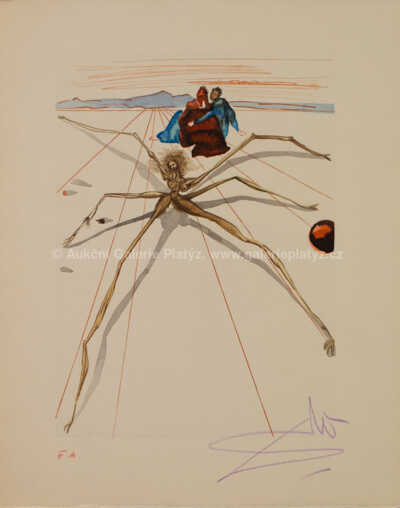 Salvador Dalí - Božská komedie, Zpěv 17: Opouštím římsu hněvu