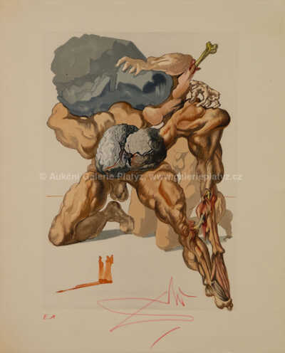 Salvador Dalí - Božská komedie, Zpěv 7: Lakomci a marnotratníci